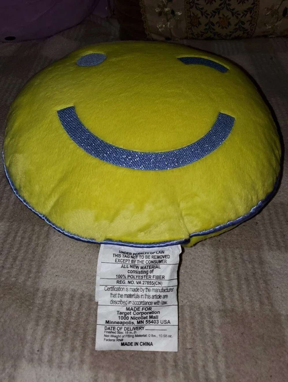 Room Essentials Figural Winky Face Emoji Toss Pillow and Mug Matching Set